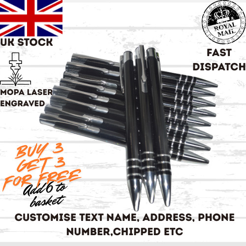 Personalised pen back to - back,