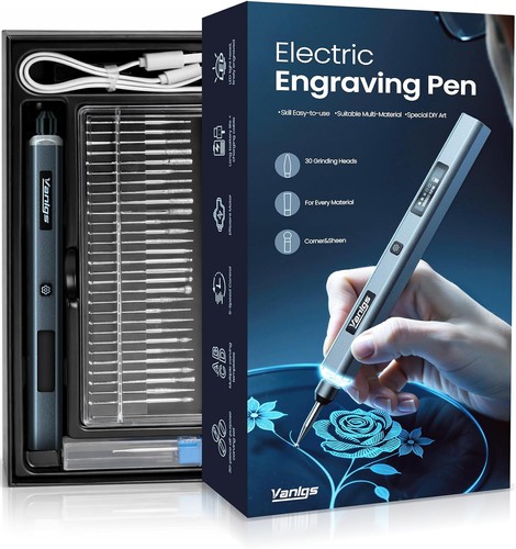 Engraving pen for metal wood - for,