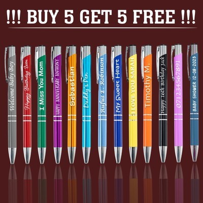 Custom engraved metal pen - engraved,