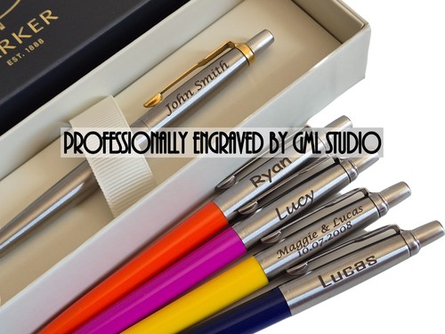Personalised engraved parker - engraved,